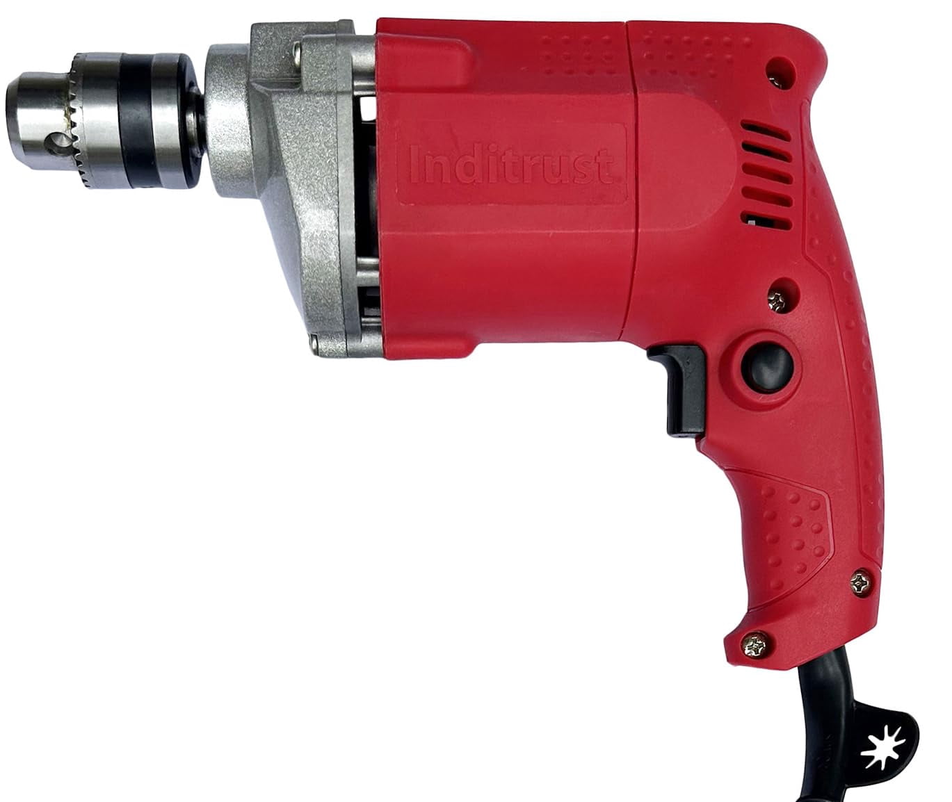 Red 10mm Electric Drill Machine - 350w | 100% Copper Winding | Plastic With Metal, Home & Professional Use | Combination Drill, Wood, Metal, Plastic | Easy To Use Kit, Drill Machine