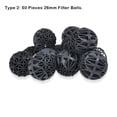 thumbnail image 4 of QualitChoice Filter Ball PP Compact Size Fishing Accessories Fish Supplies Water Cleaning Tool Practical Professional Filtering Device 26mm  50pcs 1Set, 4 of 6