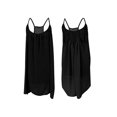 thumbnail image 4 of Innerwin Mini Dress Solid Color Ladies Tank Party Scoop Neck Baggy Summer Beach Sundress Black L, 4 of 9