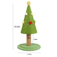thumbnail image 3 of Yhmxh Christmas Decorations Christmas Tree Ornaments Climbing Frame Christmas Tree Natural Sisal Scratch Column Simulation Pasture Large Wear- Scratch Toy Scratch Board climbing Shelf, 3 of 8