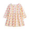 thumbnail image 2 of Robe Douce pour Nouveau-Né Robe en Coton Décontractée Automne pour 6M-5Y, 2 of 6