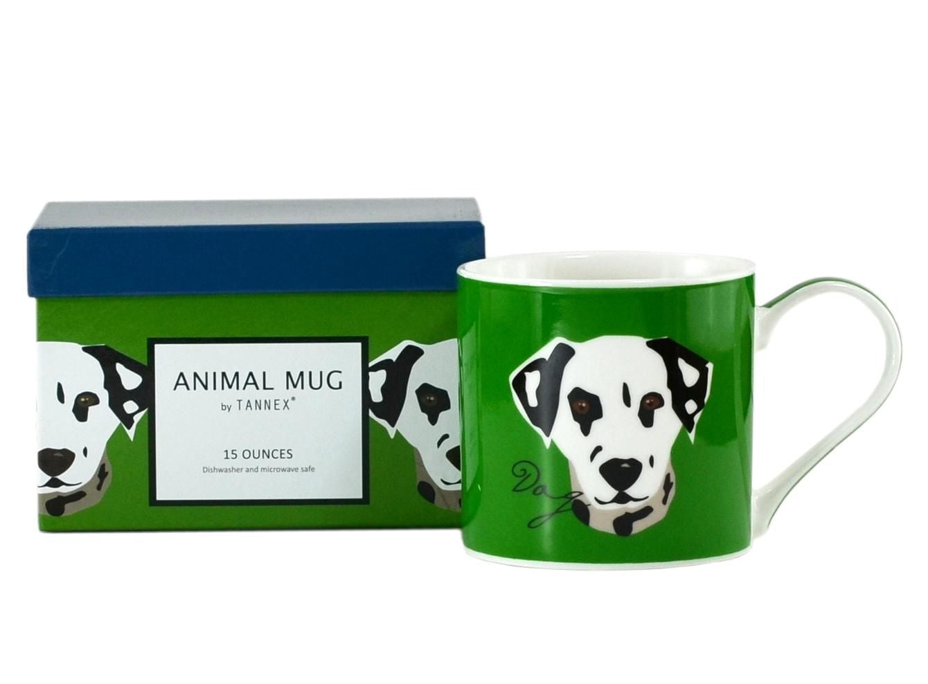 Dalmation Animal Mugs with Gift Box, Set of 4