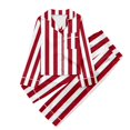 thumbnail image 1 of PMVFHDE Pyjamas pour Filles, Ensemble de Pyjamas Décontractés Imprimés à Boutons, Col à Revers, Manches Longues et Pantalon, Rouge, 7-8 Ans, 1 of 4