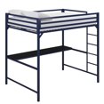 thumbnail image 3 of Miles Metal Full Loft Bed with Desk, 3 of 8