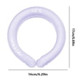 thumbnail image 1 of YATLTE Neck Cooling Tube, Neck Cooler Ice Cold Ring, Wearable Body Cooling Tube for Heat and Hot Weather, Sports, Relief from Hot Flashes Or Fever, Reusable Body Cool Wraps, 1 of 5