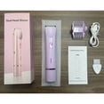 thumbnail image 4 of Tondeuse pour Femmes à Double Tête avec Chargement USB, Lames Rondes Doubles pour Zones Sensibles, Épilateur Étanche IPX7, Tondeuse en Acier Inoxydable pour Parties Intimes, Comprend Brosse et USB, 4 of 5
