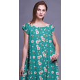 thumbnail image 4 of Bimba Robe de Nuit Imprimée pour Femmes en Rayonne Longue Maxi Robe de Sommeil Robe de Nuit, 4 of 4
