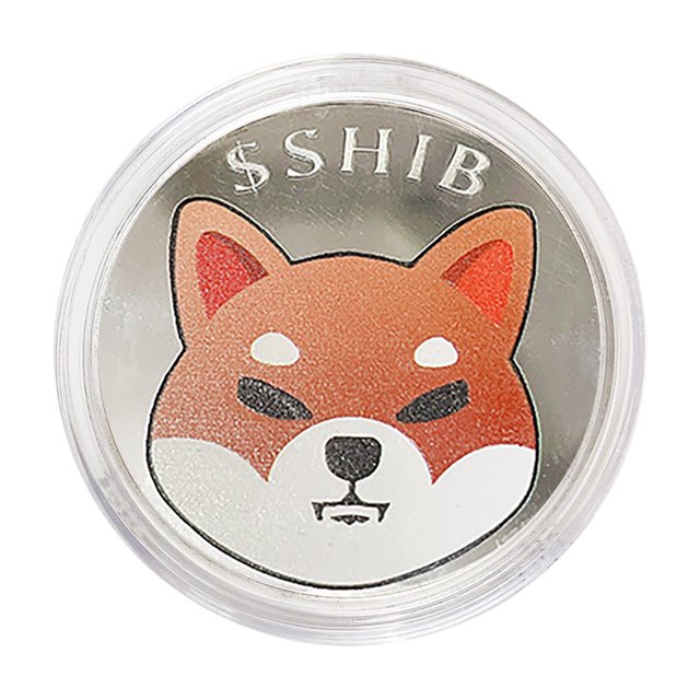 TIMIFIS Décoration Intérieure Impression Couleur Recto Verso Collection de Pièces, Collection de Pièces Shiba Inu en Métal Déco Bohème - Automne