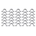 thumbnail image 2 of 30 PVC Flexible U Bracket Pipe Clamp with Groove Design for Telephone HVAC Refrigeration Lighting, for Electrical Conduit Clamp, PVC Pipe Strap, Cable Fastener, 2 of 7