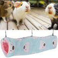 thumbnail image 4 of Cage Hammock,  Thermal Insulation 3 Metal Hooks Fixed Firmly Soft Plush Material Ferret Hammock  For Minks For Hedgehogs For Squirrels, 4 of 8