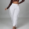 thumbnail image 2 of Birdeem Pantalon Aguichant Moulant à Franges pour Femmes, 2 of 9
