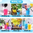 thumbnail image 2 of CHUANK Reusable Plastic Cups- 9 oz Plastic Cups  Plastic Tumblers Set of 12  Unbreakable Plastic Drinking Glasses - Colorful Stackable Party Cups Set (Pack 12- 5.6oz), 2 of 9