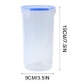 thumbnail image 3 of Spill-Proof Sealed Storage Container for Cereals Snacks, Airtight Kitchen Food Storage Box with Lid, Stackable Dry Fruit Tea Canister for Fridge Pantry Organization, 3 of 3
