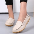 thumbnail image 3 of Dakaela Mocassins pour Femmes à Enfiler, Décontractés, Conduite, Travail, Plats, Bout Rond, Chaussures de Marche, Beige, 8, 3 of 6