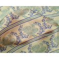 thumbnail image 4 of oneOone Silk Tabby Fabric Stripe|Leaves & Hen Block Decor Fabric Printed BTY 42 Inch Wide, 4 of 4
