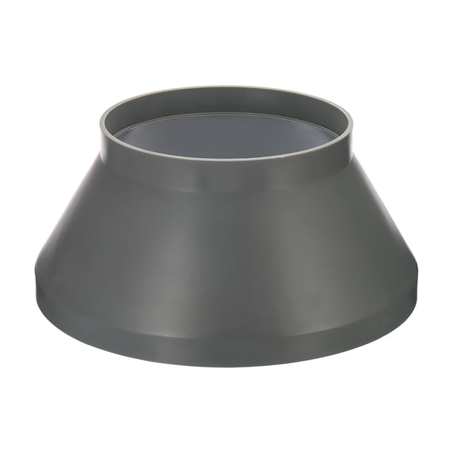 Unique Bargains 12' to 8' Duct Reducer Connector Ventilation Tube Increaser Adapter Grey