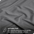 thumbnail image 2 of Bare Home Drap-Housse - Poche Extra Profonde de 22 Pouces - Premium 1800 Collection - Grand Lit, Gris, 2 of 7