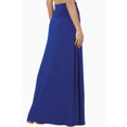 thumbnail image 4 of Jupe Longue Maxi Décontractée en Jersey Drapé pour Femmes Taille Pliable, 4 of 7