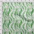 thumbnail image 4 of oneOone Cotton Poplin Green Fabric Abstract Craft Projects Decor Fabric Printed By The Yard 56 Inch Wide, 4 of 4