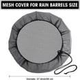 thumbnail image 3 of PRETXORVE 3PCS Rainwater Collector Net Cover, Outdoor Rainwater Cover, Rainwater Filtration, and Defoliation Prevention, 3 of 6
