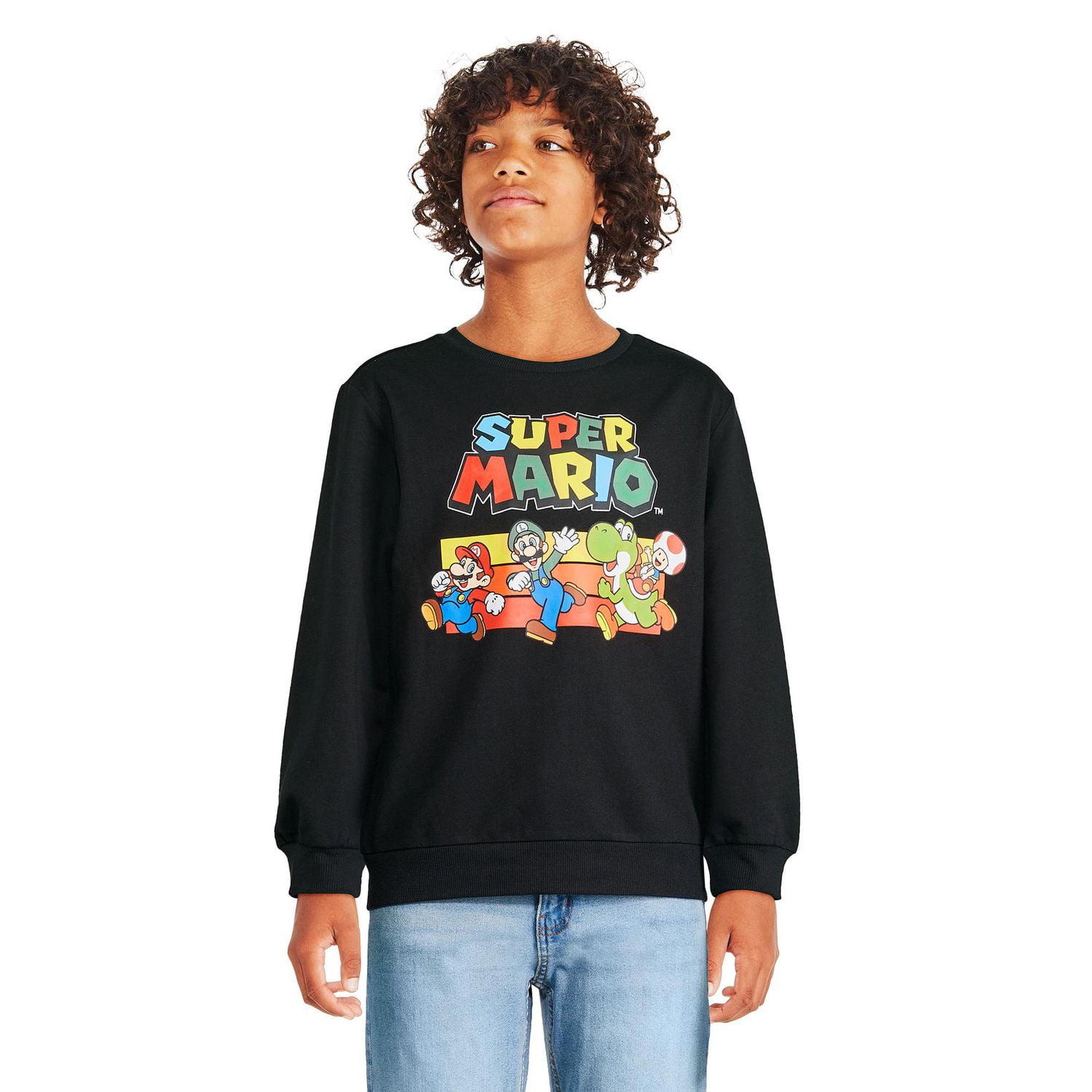 Super Mario Boys' Graphic Sweatshirt