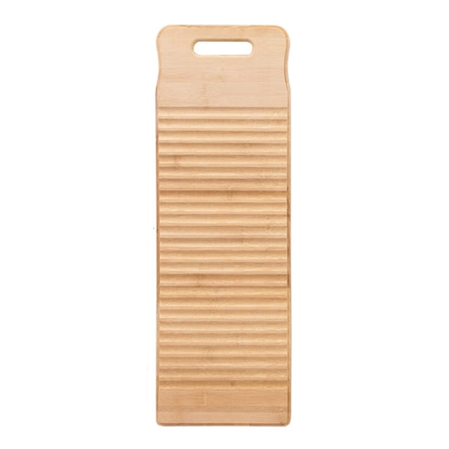 Amdohai Available Wood Washboard Washing board with Round Handle Hand Percussion