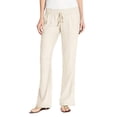 thumbnail image 2 of Birdeem Mode Femmes Été Décontracté Ample Coton et Lin Poche Pantalon Uni, 2 of 7