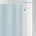 thumbnail image 4 of Mainstays Softy Anti-Mildew Waterproof PEVA Shower Liner, 70" x 72", Aqua Blue, 4 of 5