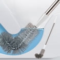 thumbnail image 1 of EGNMCR Toilet Brush Plastic Bristles Bathroom Cleaning Bowl Brush Kit Modern And Compact Toilet Cleaner Brush Long Handle Bristles For Bathroom Long Handle Brush, 1 of 7