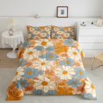 thumbnail image 1 of Erosebridal Groovy Flower Bedding Queen Comforter Set, Cartoon Daisy Down Comforter, Princess Decor, Lightweight 3 Pieces, 1 of 8