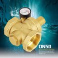 thumbnail image 1 of Pressure Reducing Valve, With Adjustable Gauge  Pressure Reducer, Brass Water Pressure Reducer For Most Tap Water Equipment, 1 of 8