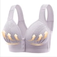 thumbnail image 4 of FAIWAD 3Pc Wireless Bras for Women Plus Size Full Coverage Front Closure Bralettes No Underwire Breathable Everyday Bra, 4 of 9