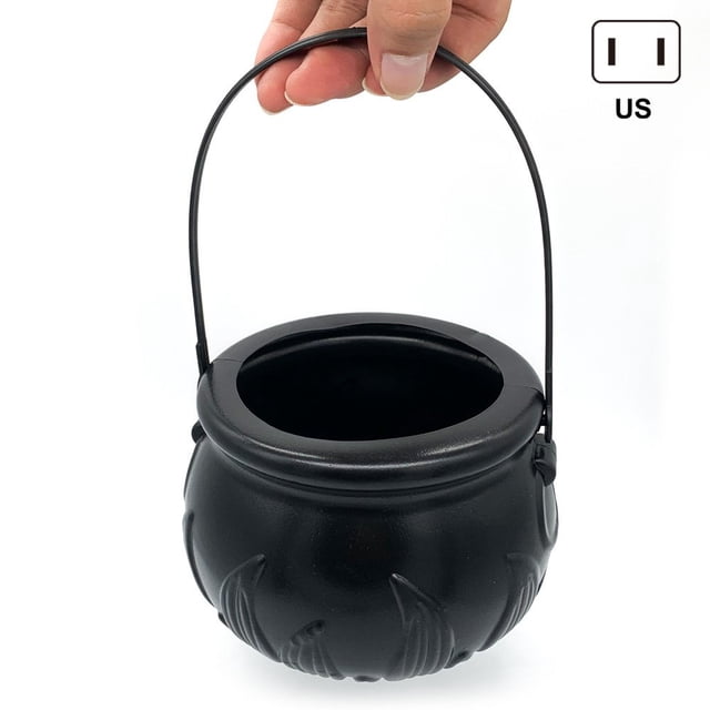 MesaSe Halloween Witch Jar Mist Maker Light Unique Design Color Changing for Halloween Desktop Decoration