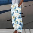 thumbnail image 2 of Women Pants Bell Bottoms Multi Colored Slim Trousers Ladies Work Leggings, 2 of 4