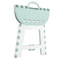 thumbnail image 2 of 9"  Plastic Step Stool, NonSlip Folding Stool with Handle, Portable Stool for Kitchen, Bathroom, Living Room, Foldable Stool for Adults and Kids, Blue, 2 of 7