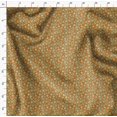 thumbnail image 4 of Soimoi Orange Poly Georgette Fabric Artistic Flower & Geometric Print Fabric by the Yard 42 Inch Wide, 4 of 5