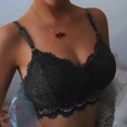 thumbnail image 2 of B91xZ Soft Touch Breathe Bralette Comfort Foam Light Wireless Bra Full-Coverage T-Shirt Bra,Black XL, 2 of 5