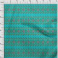 thumbnail image 3 of oneOone Polyester Lycra Fabric Floral Block Print Fabric BTY 56 Inch Wide, 3 of 4