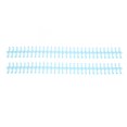 thumbnail image 4 of Binding Strip, PP Plastic 10 Pcs Wear Resistant Binding Comb 65 Sheet Holdable  For Office Transparent Light Blue, 4 of 8