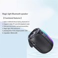 thumbnail image 5 of Portable Speaker Bluetooth 5.3, Hifi Wireless Speaker with RGB Light, 5 of 5