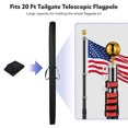 thumbnail image 3 of Yescom 61" Flag Pole Carrying Bag Storage for 20 Ft Tailgate Telescopic Flagpole, 3 of 11