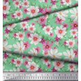 thumbnail image 2 of Soimoi Georgette Viscose Fabric Cosmos Floral Decor Fabric Printed Yard 42 Inch Wide, 2 of 3
