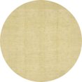 thumbnail image 1 of Ahgly Company Indoor Round Abstract Chrome Gold Yellow Oriental Area Rugs, 8' Round, 1 of 6