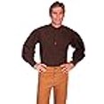 thumbnail image 3 of Scully 500020-CHO-L Mens Wah Maker Shirt- Chocolate- Large, 3 of 3
