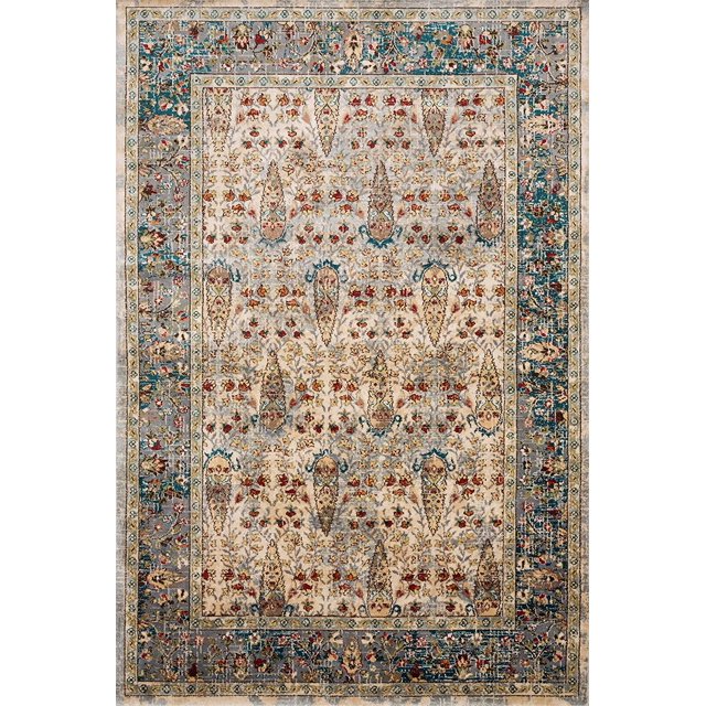 Loloi II Isadora Collection Area Rug ISA-03 Sand / Steel 2'-0" x 3'-0"