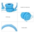 thumbnail image 3 of Wired Headphones with Microphone and Inline Control, Wired On Ear Headphones with Mic, 3.5mm Wired Headset Foldable Adjustable Headband for Music Calls Games MP3, 3 of 7