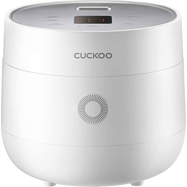 Refurbished Cuckoo CR-0375FW 3-Cup (Uncooked) Micom Rice Cooker, White