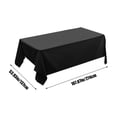 thumbnail image 3 of EGNMCR Disposable Tablecloths Solid Color Party No Wash Tablecloths Padded Table For Parties Picnics And Events 54x108 Inches Disposable tablecloths, 3 of 6
