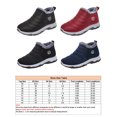 thumbnail image 2 of UKAP Mens Comfortable Slip On Snow Boots Work Breathable Lightweight Fuzzy Winter Shoes Blue 9, 2 of 9