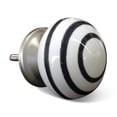 thumbnail image 2 of KNOB-IT VINTAGE HANDPAINTED CERAMIC KNOBS (8 Pack) K000001, 2 of 3